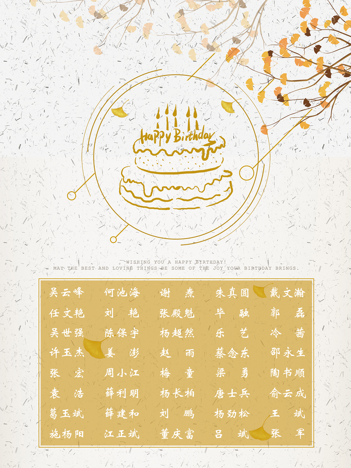 【生日祝福】恭祝9月生日的員工生日快樂！